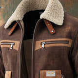 Pelayo - Sherpa Wildleder Bomberjacke
