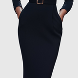 Delphine - Elegantes Midi-Kleid