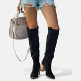 Federica - Leder orthopädische kniehohe Stiefel