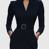 Delphine - Elegantes Midi-Kleid