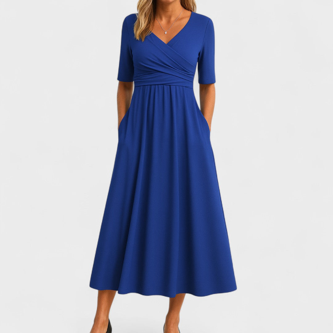 Solène - Elegante Midi-Kleid