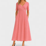 Solène - Elegante Midi-Kleid