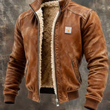 Alonso - Vintage-Jacke mit Sherpa-Futter