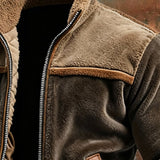 Diego - Warme Samtlederjacke