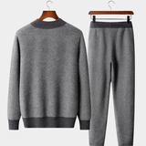 AlpenNord™ | Set aus feinster Merinowolle mit Muster