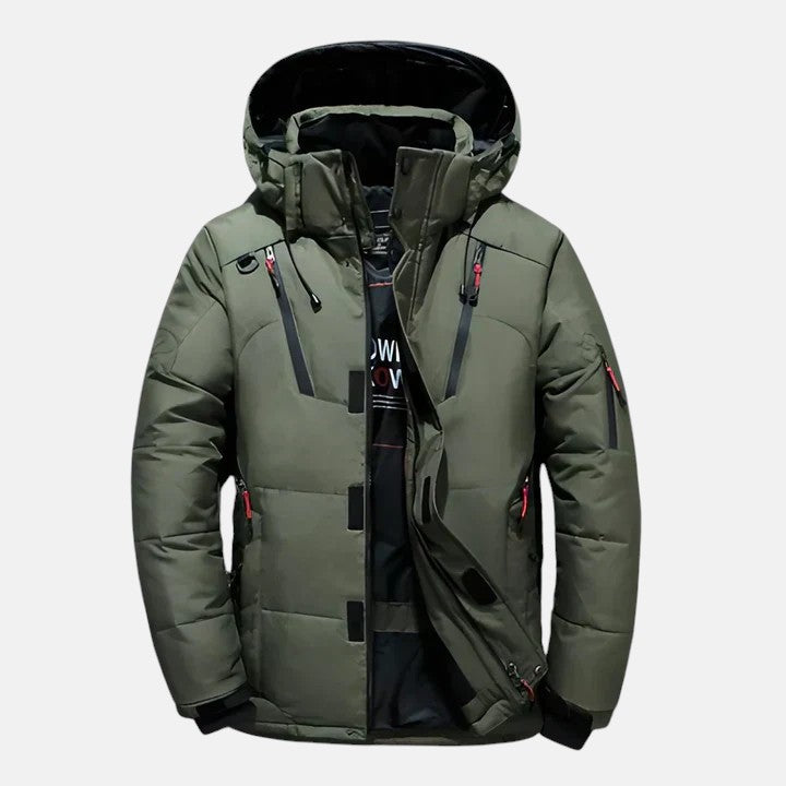 Rodri | Gepolsterte Skijacke mit Kapuze und Taschen