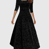 Maëlys - Elegantes Blumen-Midi-Kleid