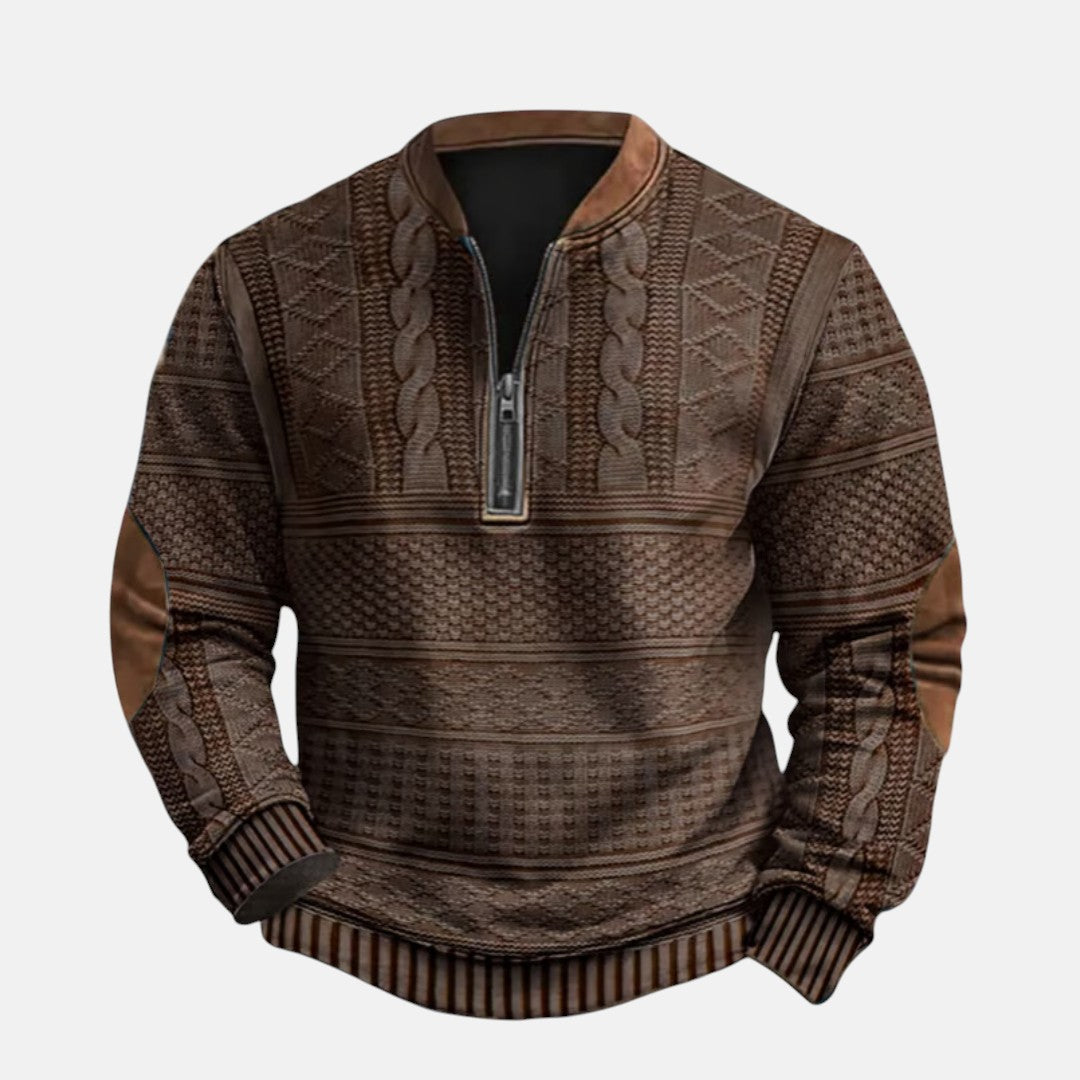 CHARLES | JERSEY MIT HALBEN REISSVERSCHLUSS