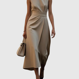 Karin - Elegantes Kleid mit Rundhalsausschnitt