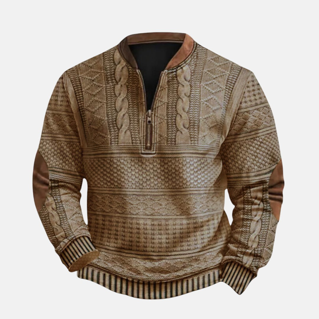 CHARLES | JERSEY MIT HALBEN REISSVERSCHLUSS