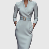 Delphine - Elegantes Midi-Kleid