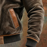 Diego - Warme Samtlederjacke