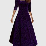 Maëlys - Elegantes Blumen-Midi-Kleid