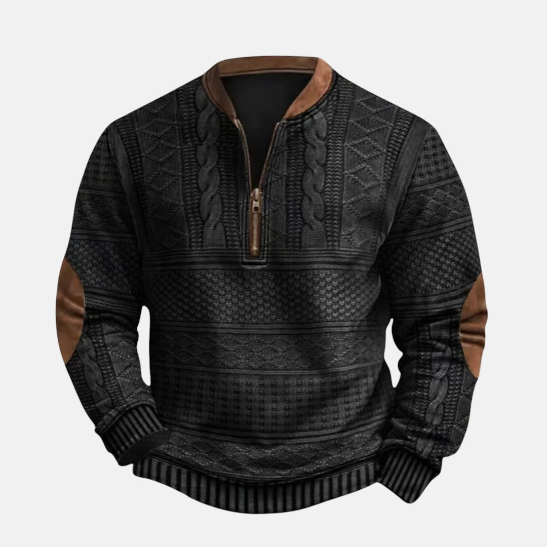 CHARLES | JERSEY MIT HALBEN REISSVERSCHLUSS