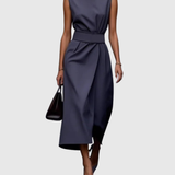 Karin - Elegantes Kleid mit Rundhalsausschnitt