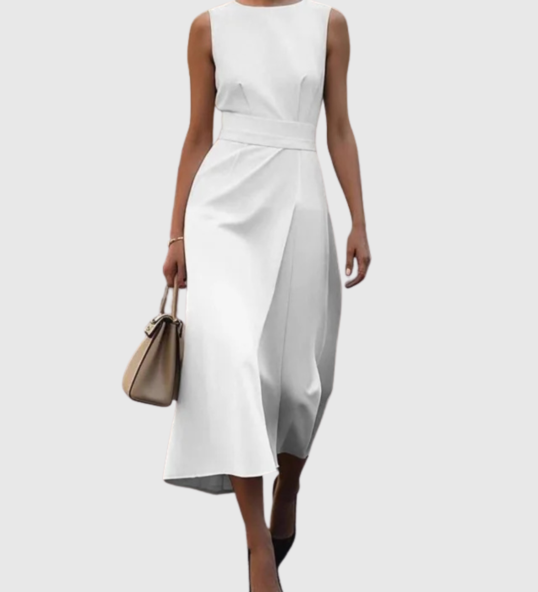 Karin - Elegantes Kleid mit Rundhalsausschnitt