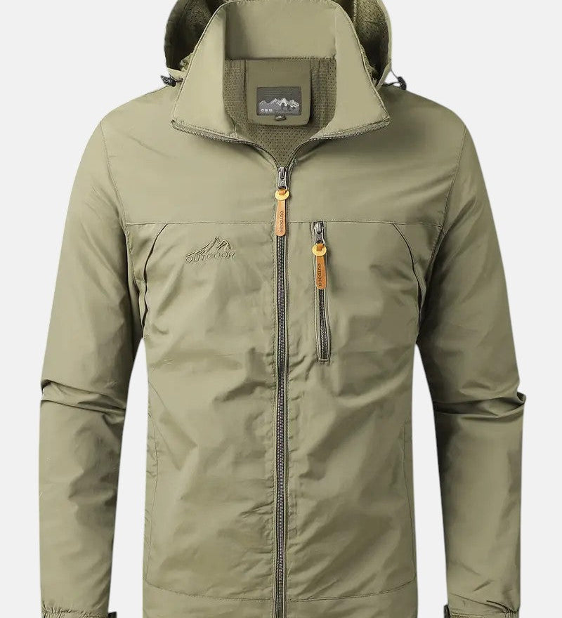 Alfonso | Wasserdichte Abenteurerjacke mit Kapuze