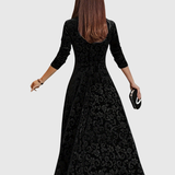 Maëlys - Elegantes Blumen-Midi-Kleid