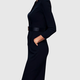 Delphine - Elegantes Midi-Kleid