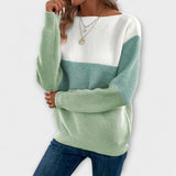 Chloé – Eleganter Patchwork-Pullover in drei Farben