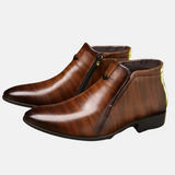 Jean | Lederstiefel mit reissverschluss