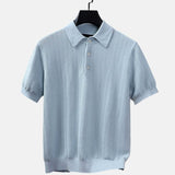 Alexander | Polo aus Strick mit kurzen Ärmeln