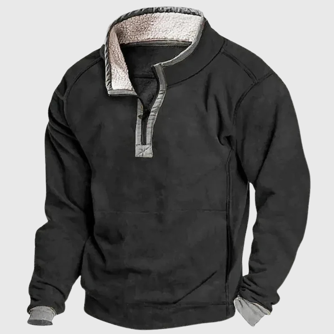 MARCLAYNE | HERBST-SWEATER MIT FLEECE-FUTTER