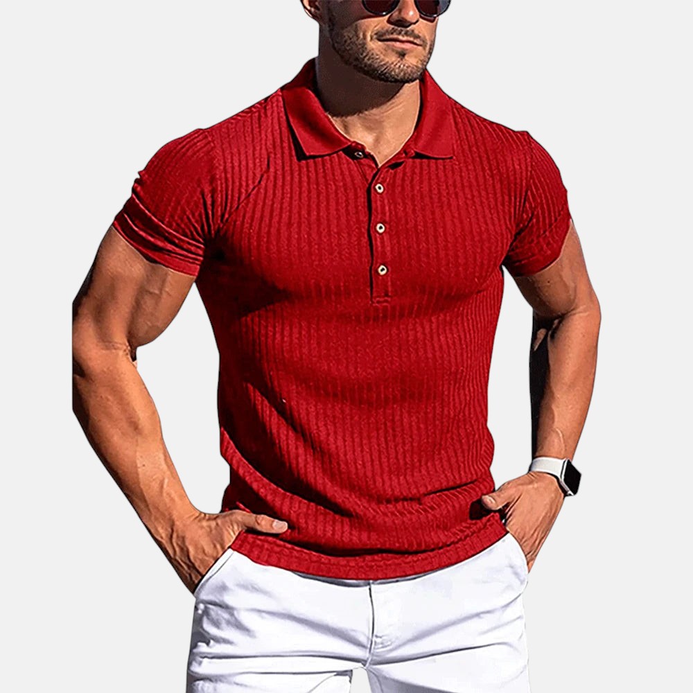 Lorenzo | Poloshirt mit kurzen Ärmeln