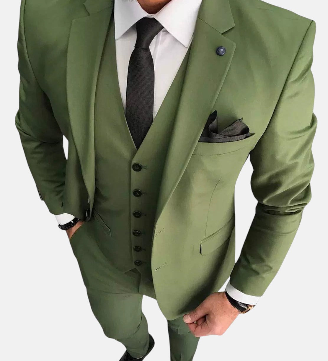 Rodri | Slim Fit 3-teiliger Anzug für Herren