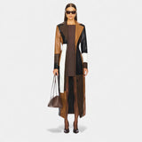 Céline - Langer Patchwork-Mantel