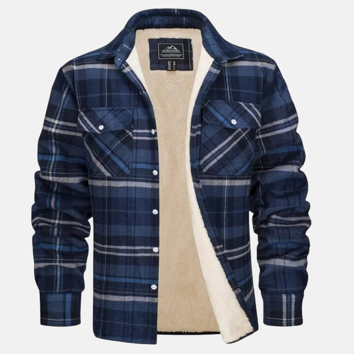 Ramiro | Bomberjacke mit Karomuster, warmes Futter