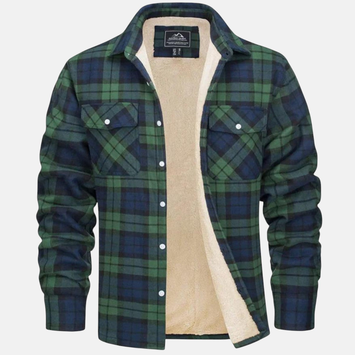 Ramiro | Bomberjacke mit Karomuster, warmes Futter