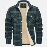 Ramiro | Bomberjacke mit Karomuster, warmes Futter