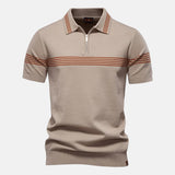 Alvaro | Kurzarm-Polo mit Reißverschluss