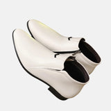 Jean | Lederstiefel mit reissverschluss