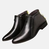 Jean | Lederstiefel mit reissverschluss