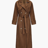 Ladina – Trenchcoat aus Wildleder