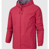 Miguel | Leichte wasserdichte Jacke mit Kapuze und Reißverschluss