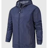 Miguel | Leichte wasserdichte Jacke mit Kapuze und Reißverschluss