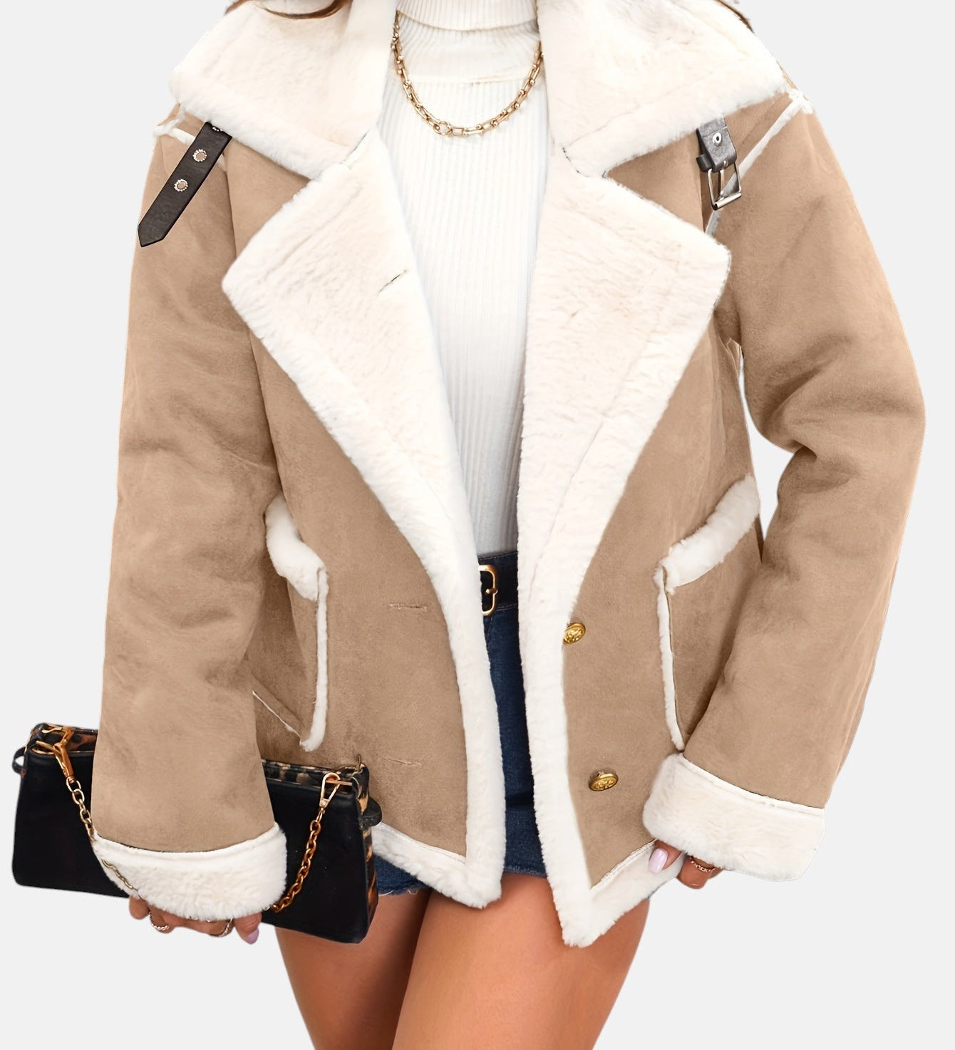 Paola - Winterjacke mit Kunstfellfutter