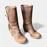 Eliane - Vintage-Stiefeletten bis zur Wade