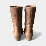 Eliane - Vintage-Stiefeletten bis zur Wade