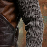 Pascual - Sherpa-Lederjacke