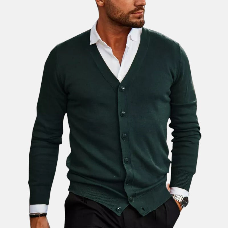 Sancho | V-Ausschnitt Cardigan mit Knöpfen