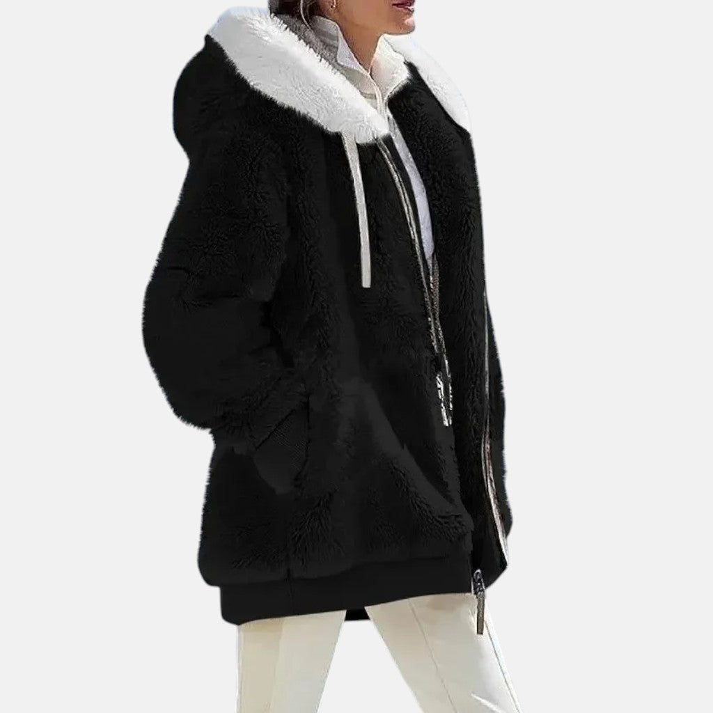 Roberta - Damen Winterjacke mit Kapuze