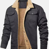 Alfonso | Gepolsterte Bomberjacke mit Reißverschluss