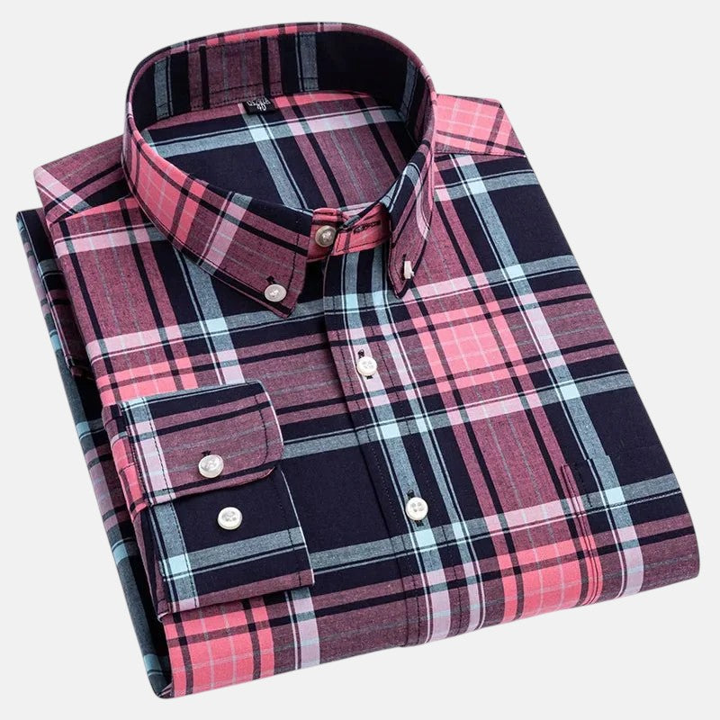 Díaz | Langärmliges Karoshemd