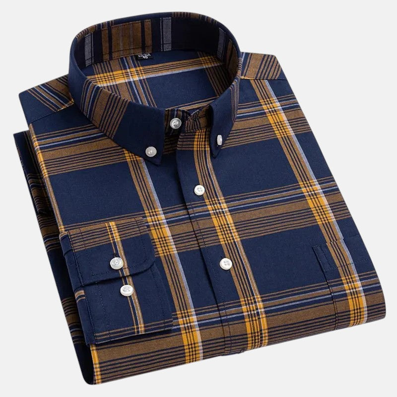 Díaz | Langärmliges Karoshemd