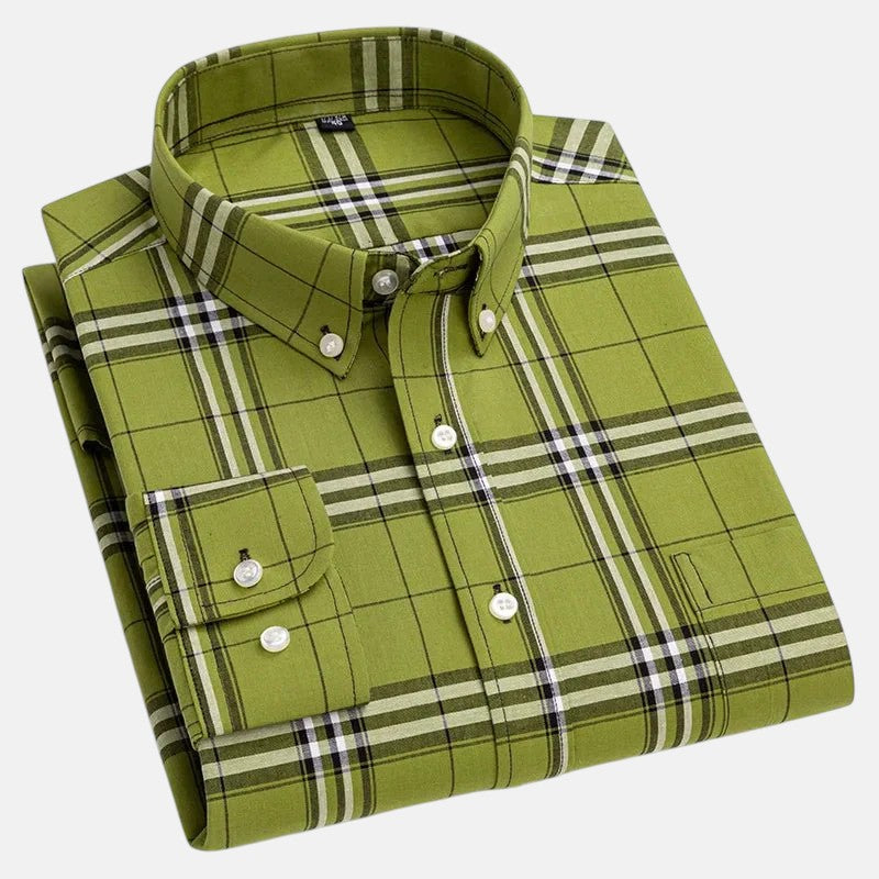 Díaz | Langärmliges Karoshemd