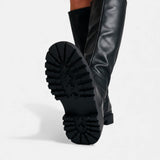 Karin - Schwarze Hohe Stiefel